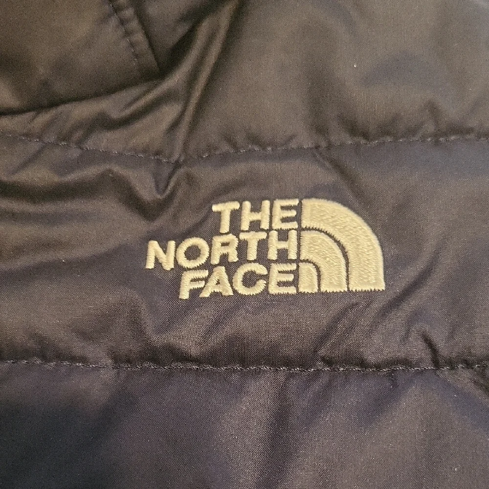 The North Face Navy and Brown Hooded Jacket
